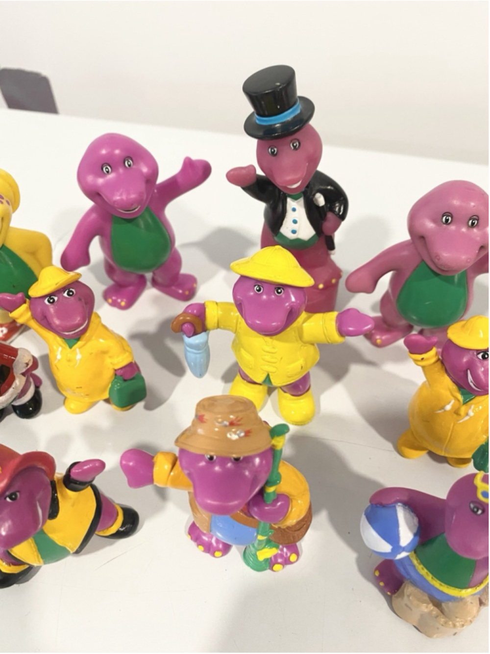 Vintage Barney & Friends Figure Lot 12 PVC Figurines BJ Baby Bop 1990s Lyons - Picture 4 of 6